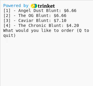 Your Python Trinket