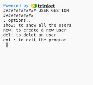 Your Python Trinket