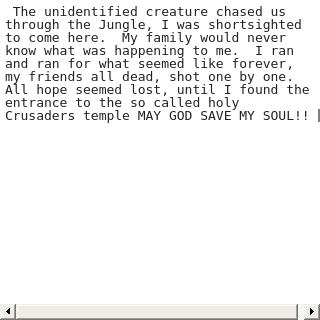 Python Coding (Random Story Generator)