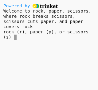Your Python Trinket