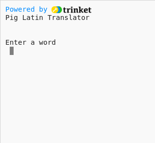 pig latin translator