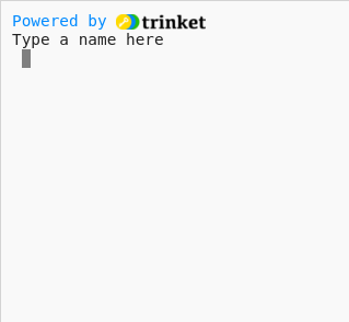 Your Python Trinket