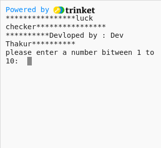 Your Python Trinket