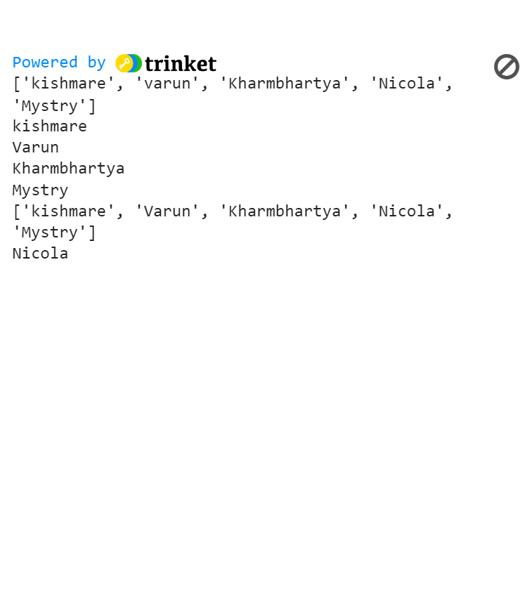 New Python Trinket Remix