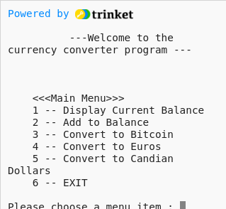 Your Python Trinket