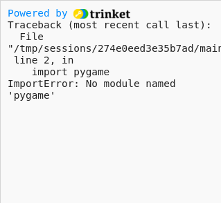 Your Python Trinket