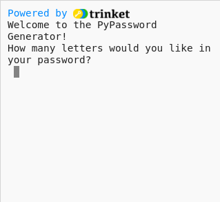 Your Python Trinket image.