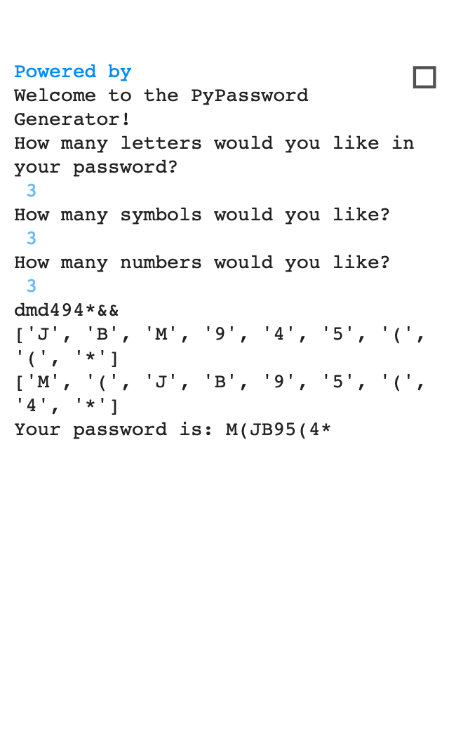 Password