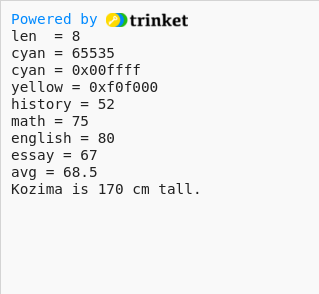 Your Python Trinket