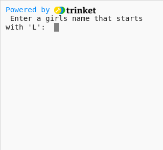 Your Python Trinket