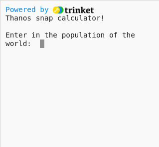 Your Python Trinket