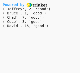 Your Python Trinket