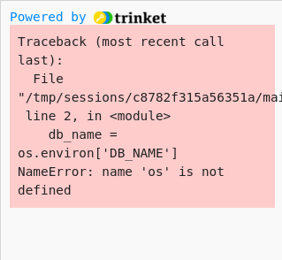 Your Python Trinket